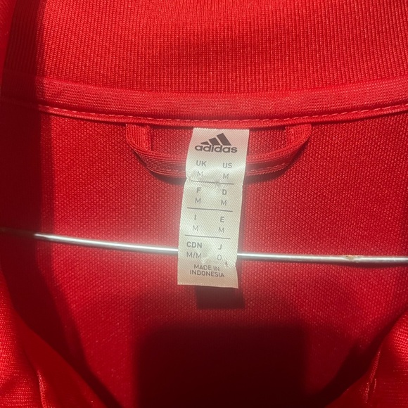 Adidas Red Track Jacket - Picture 3 of 4